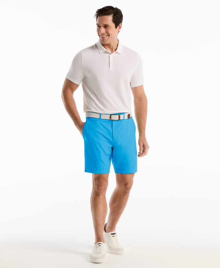 8" Technical Flat Front Golf Short (Malibu Blue) 