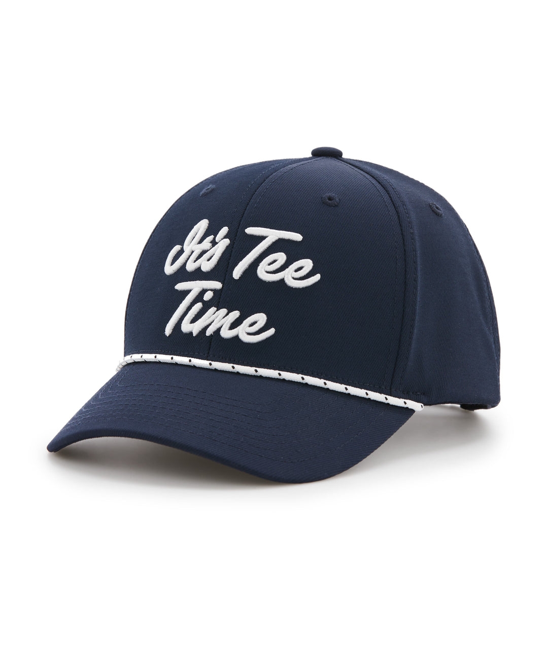 Tee Time Script Golf Cap (Black Iris) 