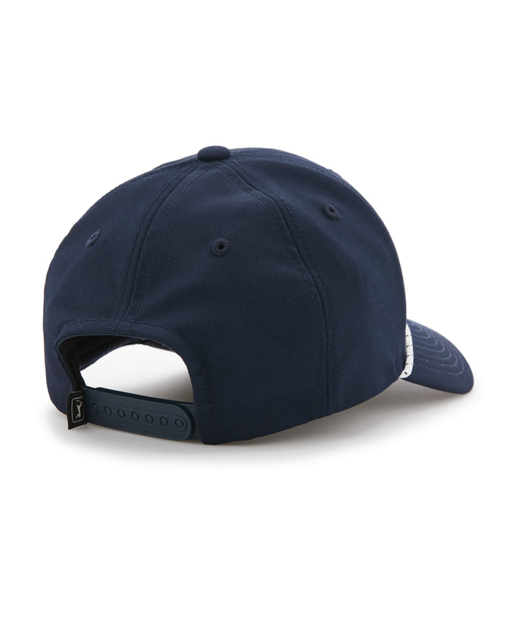 Tee Time Script Golf Cap (Black Iris) 