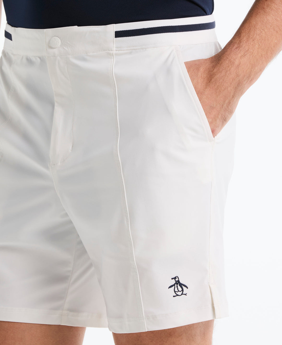 7" Heritage Stripe Shorts (Bright White) 