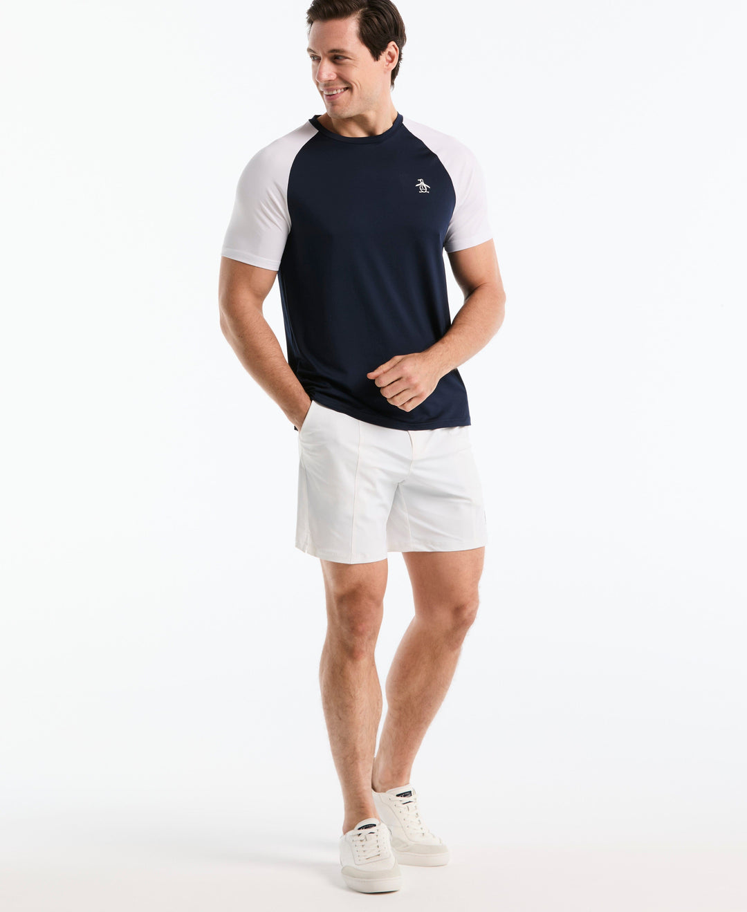 7" Heritage Stripe Shorts (Bright White) 