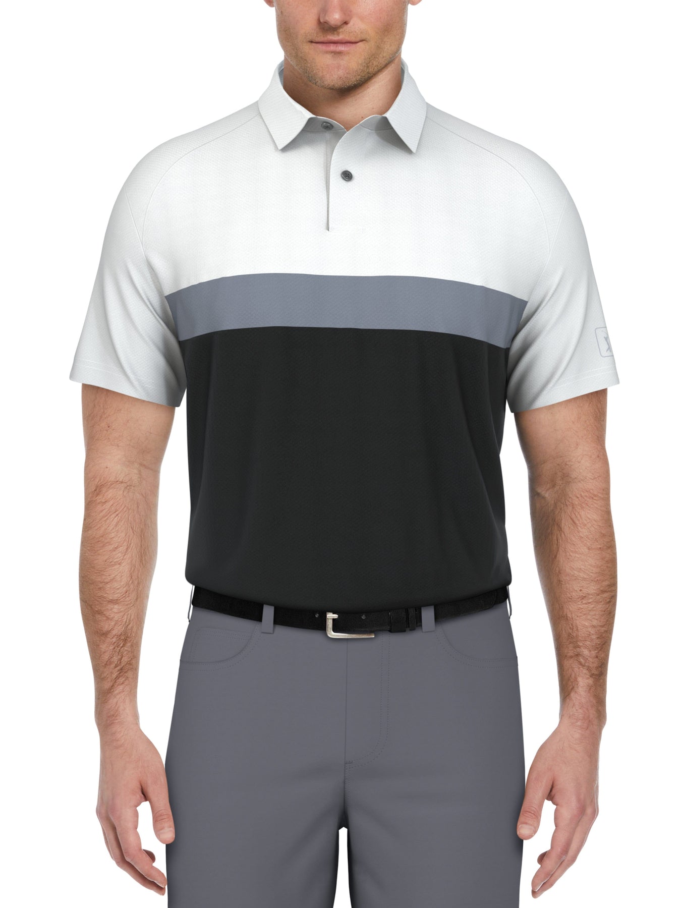 Mens-Textured-Color-Block-Golf