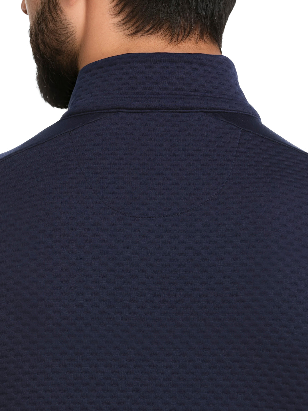 Men's Textured Quarter Zip Golf Base Layer