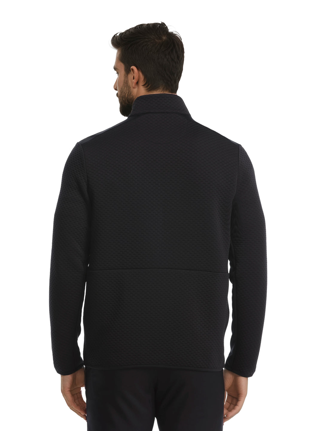 Men's Textured Quarter Zip Golf Base Layer