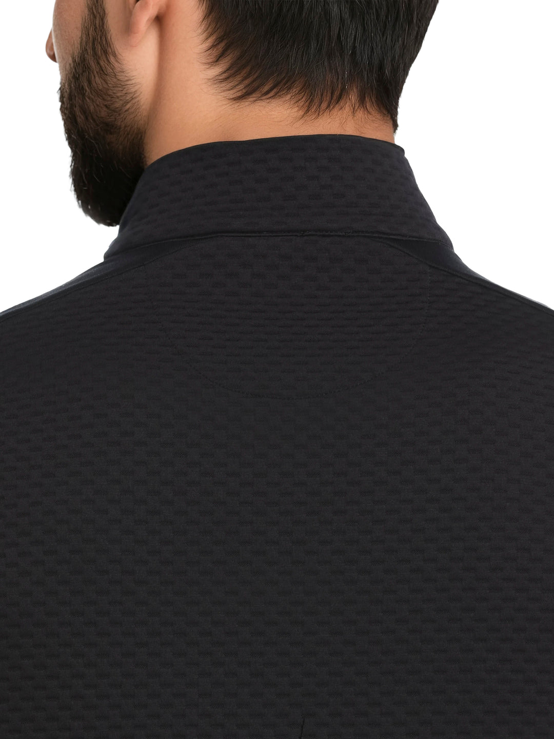 Men's Textured Quarter Zip Golf Base Layer
