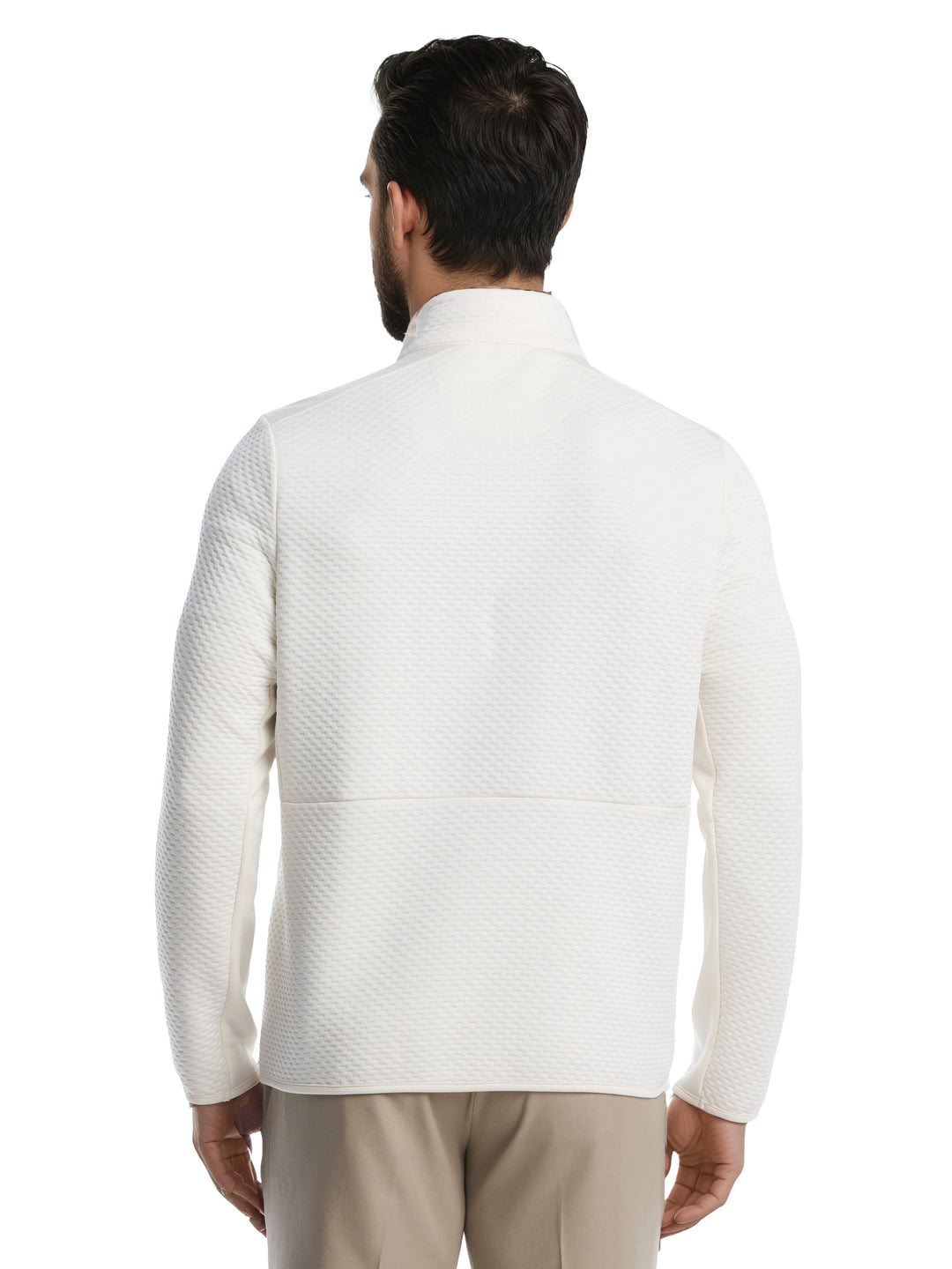 Men's Textured Quarter Zip Golf Base Layer