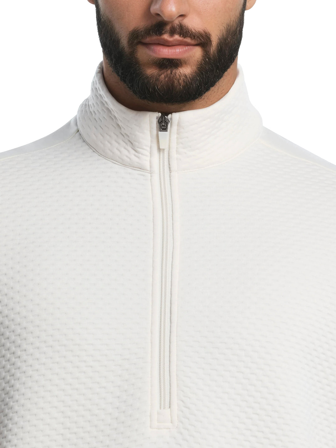 Men's Textured Quarter Zip Golf Base Layer