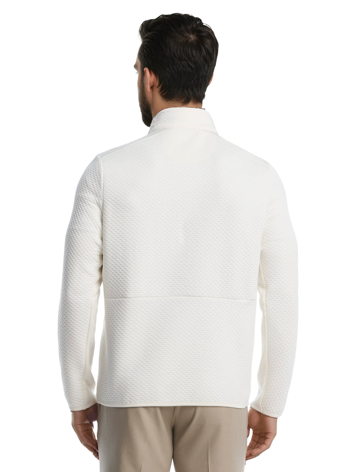 Men's Textured Quarter Zip Golf Base Layer