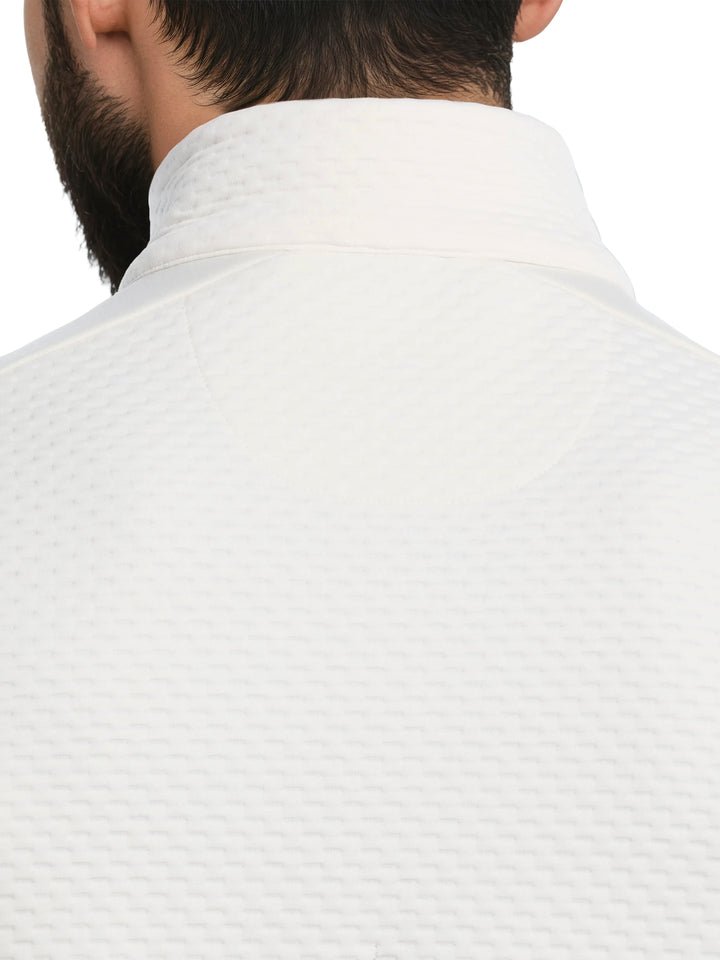 Men's Textured Quarter Zip Golf Base Layer