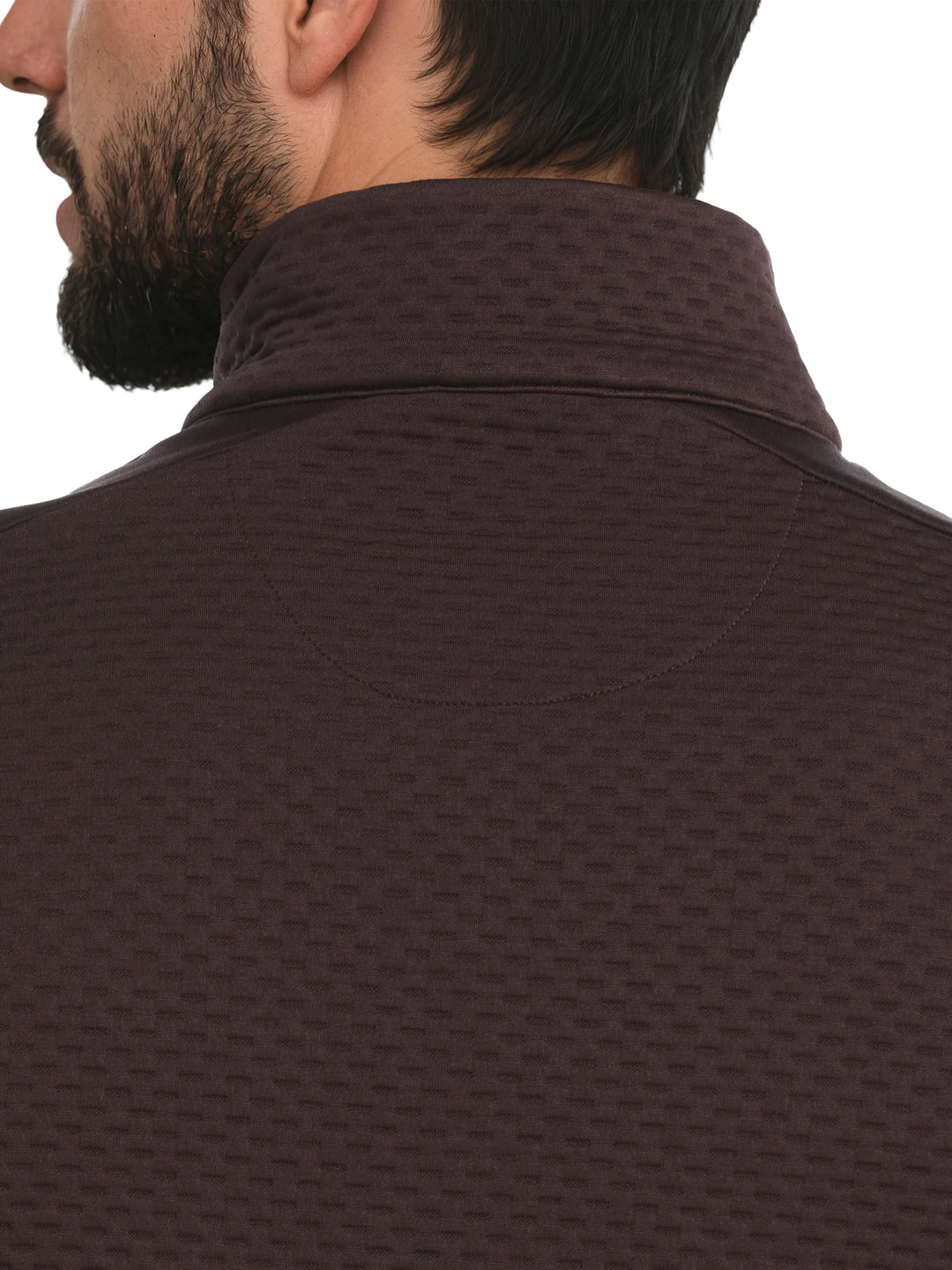 Men's Textured Quarter Zip Golf Base Layer