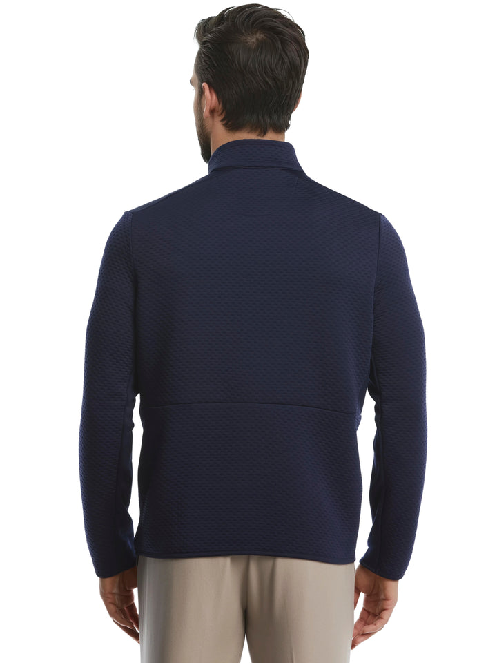 Men's Textured Quarter Zip Golf Base Layer