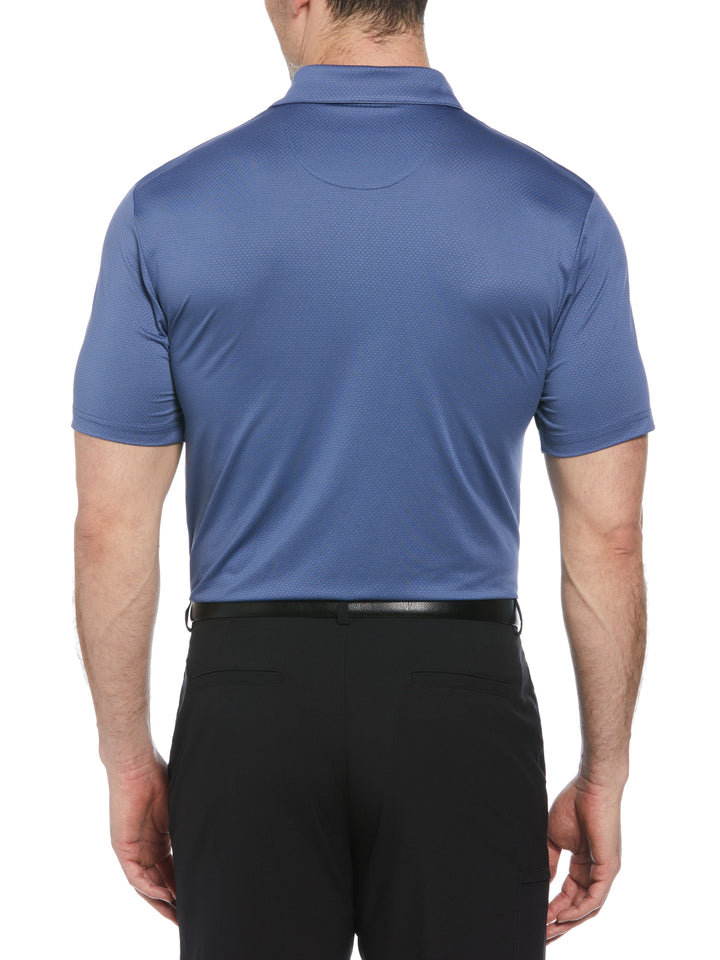 Men's Textured Solid Polo