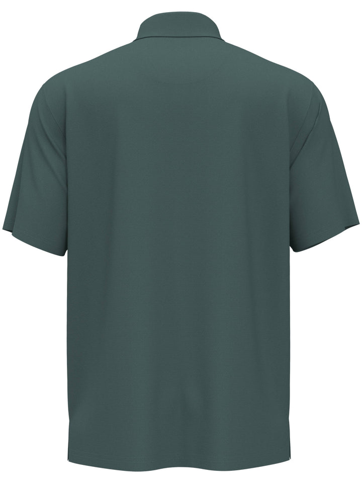 Men's Textured Solid Polo