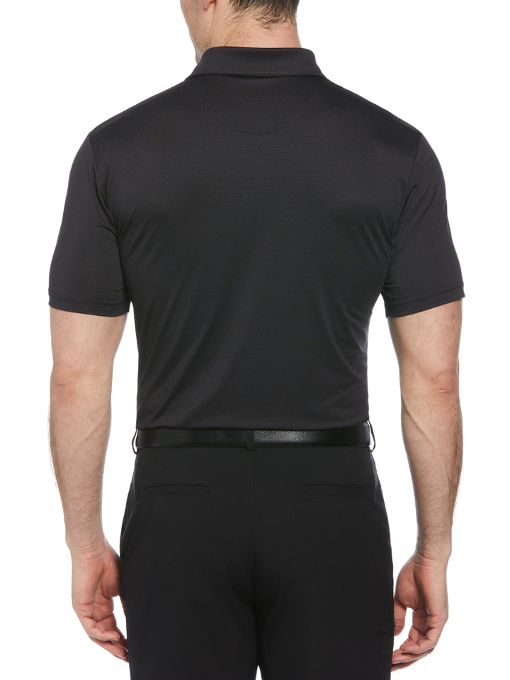 Men's Textured Solid Polo