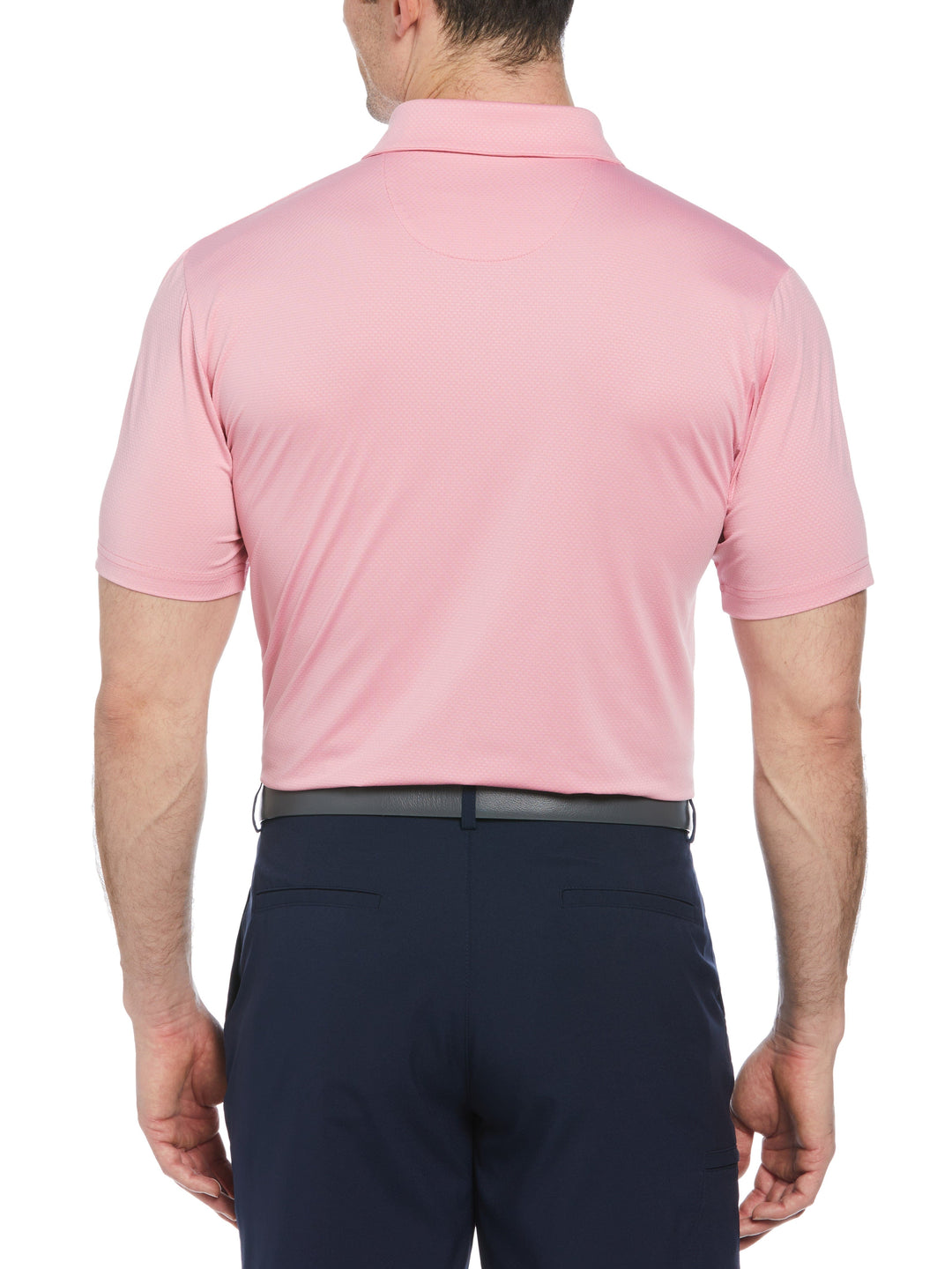 Men's Textured Solid Polo