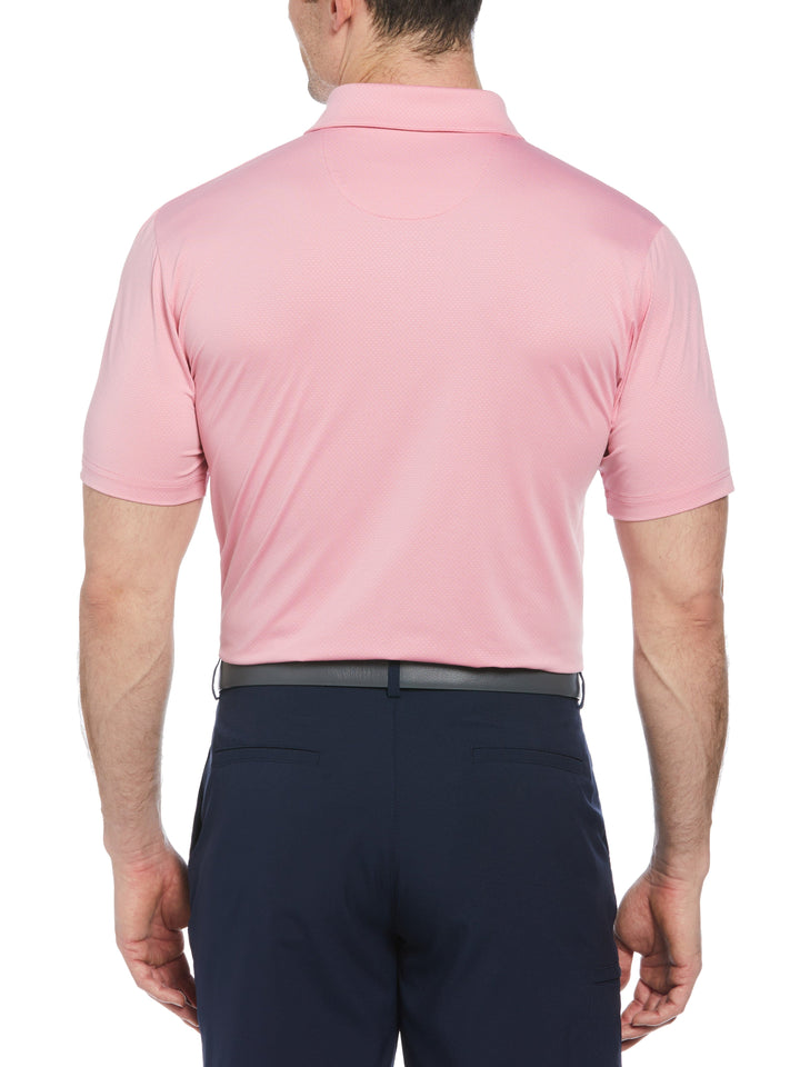 Men's Textured Solid Polo