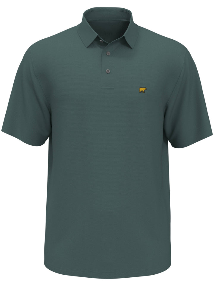 Men's Textured Solid Polo
