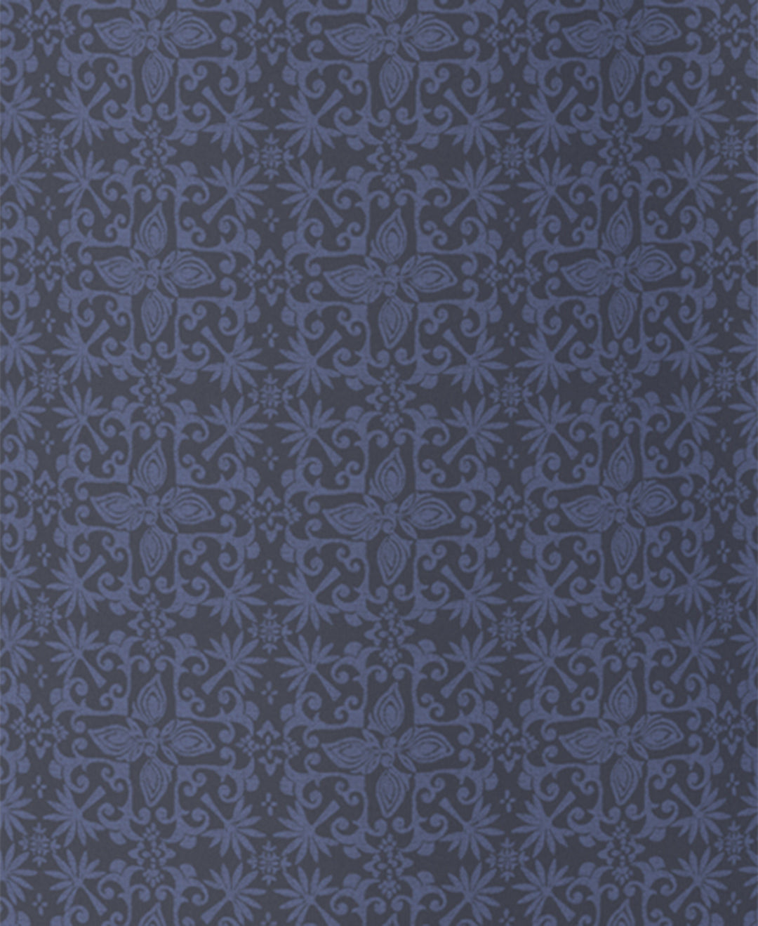Men's Tile Print Polo (Mood Indigo) 