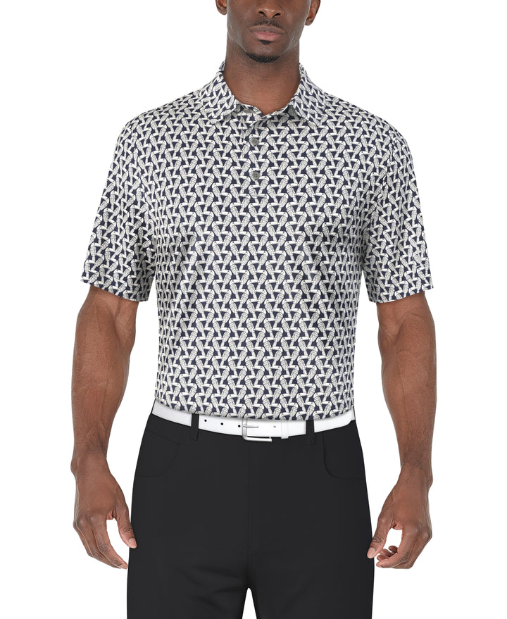 Toucan Print Golf Polo (Peacoat) 