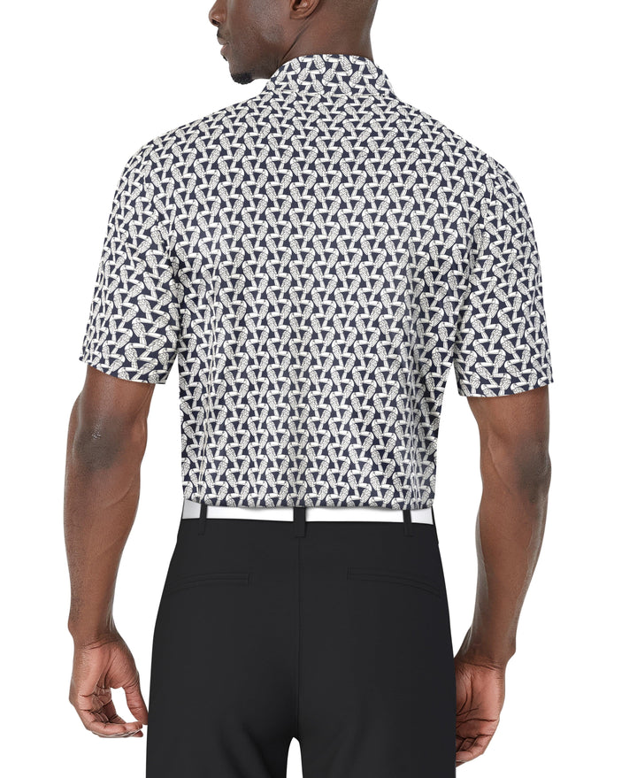 Toucan Print Golf Polo (Peacoat) 