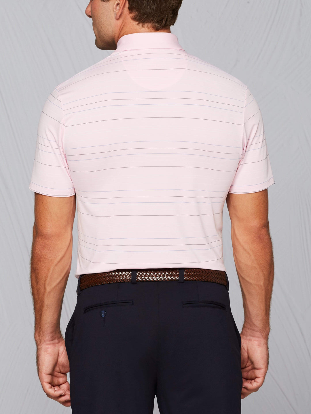 Men's Tour Authentic 4 Color Striped Polo