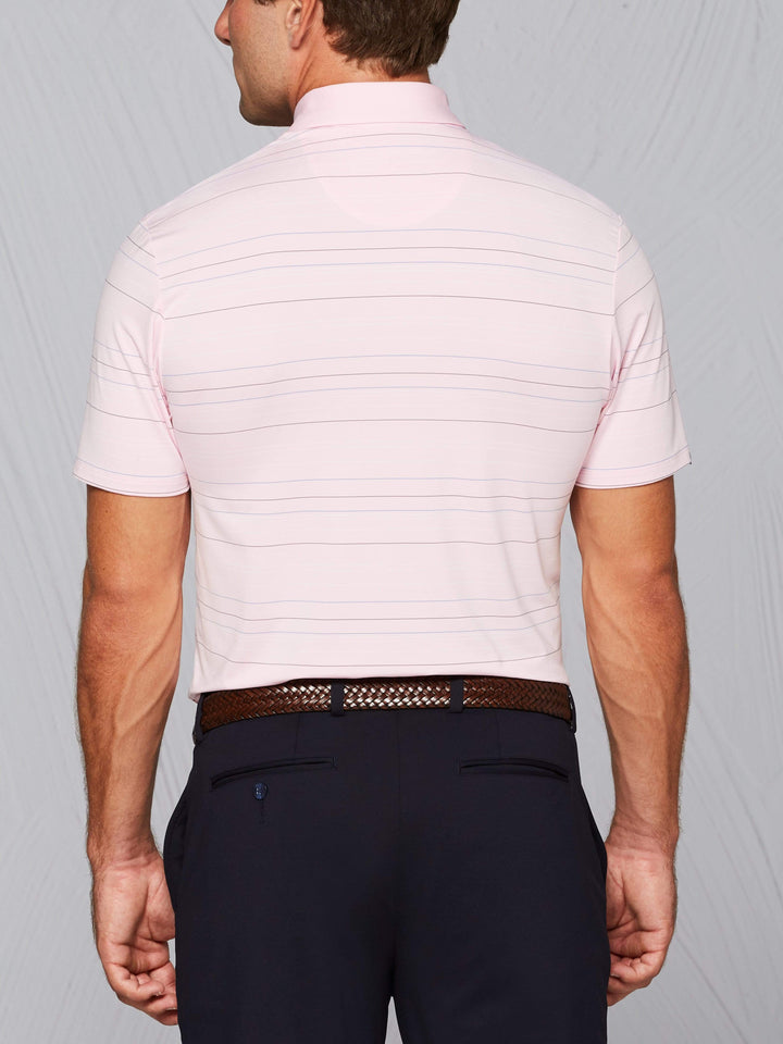 Men's Tour Authentic 4 Color Striped Polo