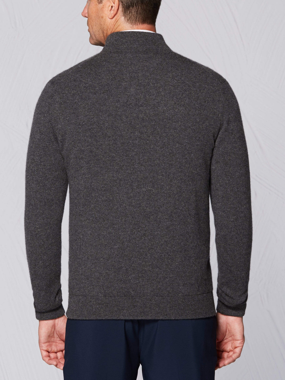 Men's Tour Authentic Quarter Zip Cashmere Golf Windstopper