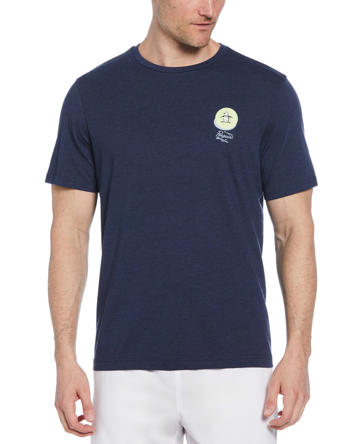 Trademark Graphic Tennis Tee (Black Iris Bijou Hthr) 