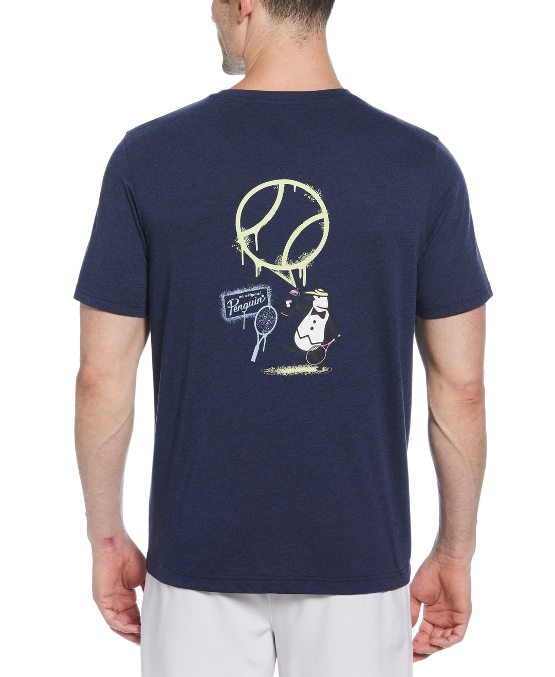 Trademark Graphic Tennis Tee (Black Iris Bijou Hthr) 