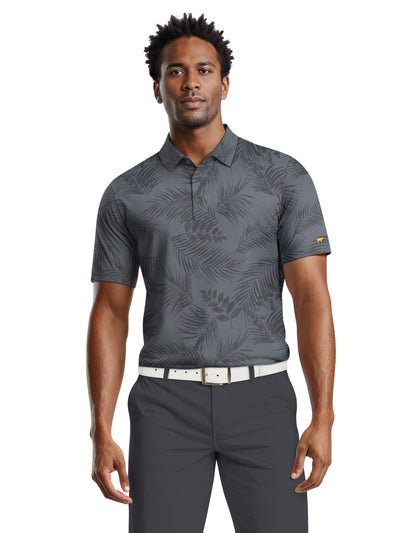 Men's Tropical Leaf Polo