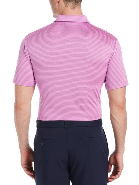 Men's Two Color Stripe Golf Polo