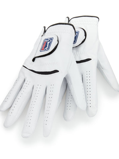 Two Pack Men's Leather Glove - Right (Bright White) 