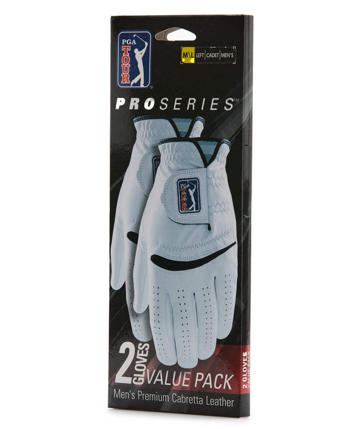 Two Pack Men's Leather Glove Cadet - Left (Bright White) 