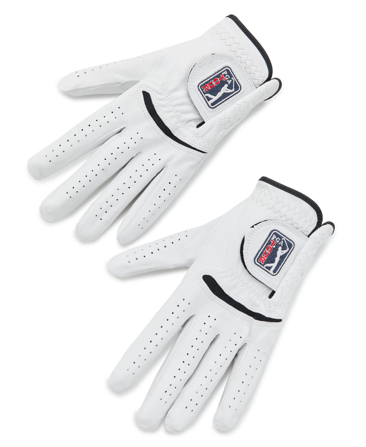 Two Pack Men's Leather Glove Cadet - Left (Bright White) 