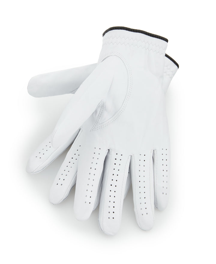 Two Pack Men's Leather Glove - Left (Bright White) 