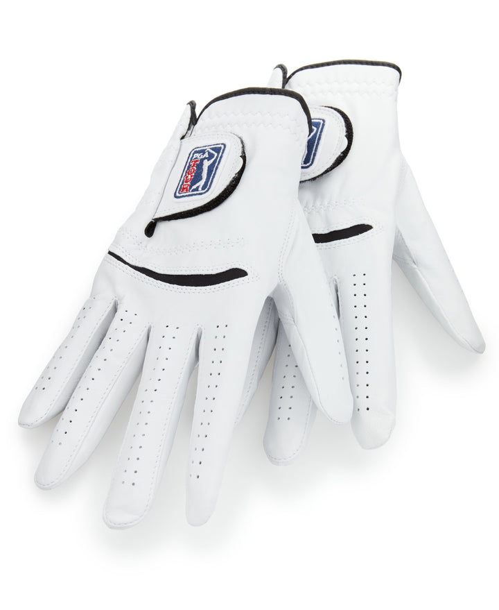 Two Pack Men's Leather Glove - Right (Bright White) 