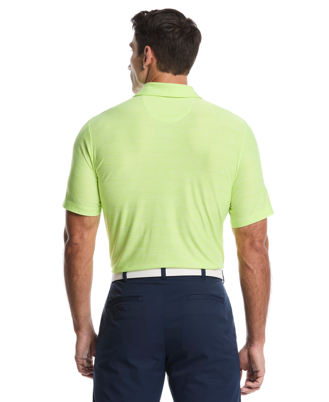 Ventilated Golf Polo (Acid Lime Htr) 