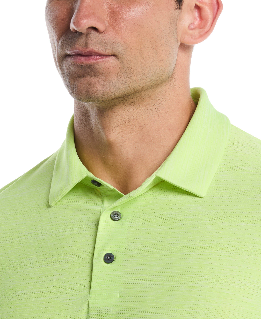 Ventilated Golf Polo (Acid Lime Htr) 
