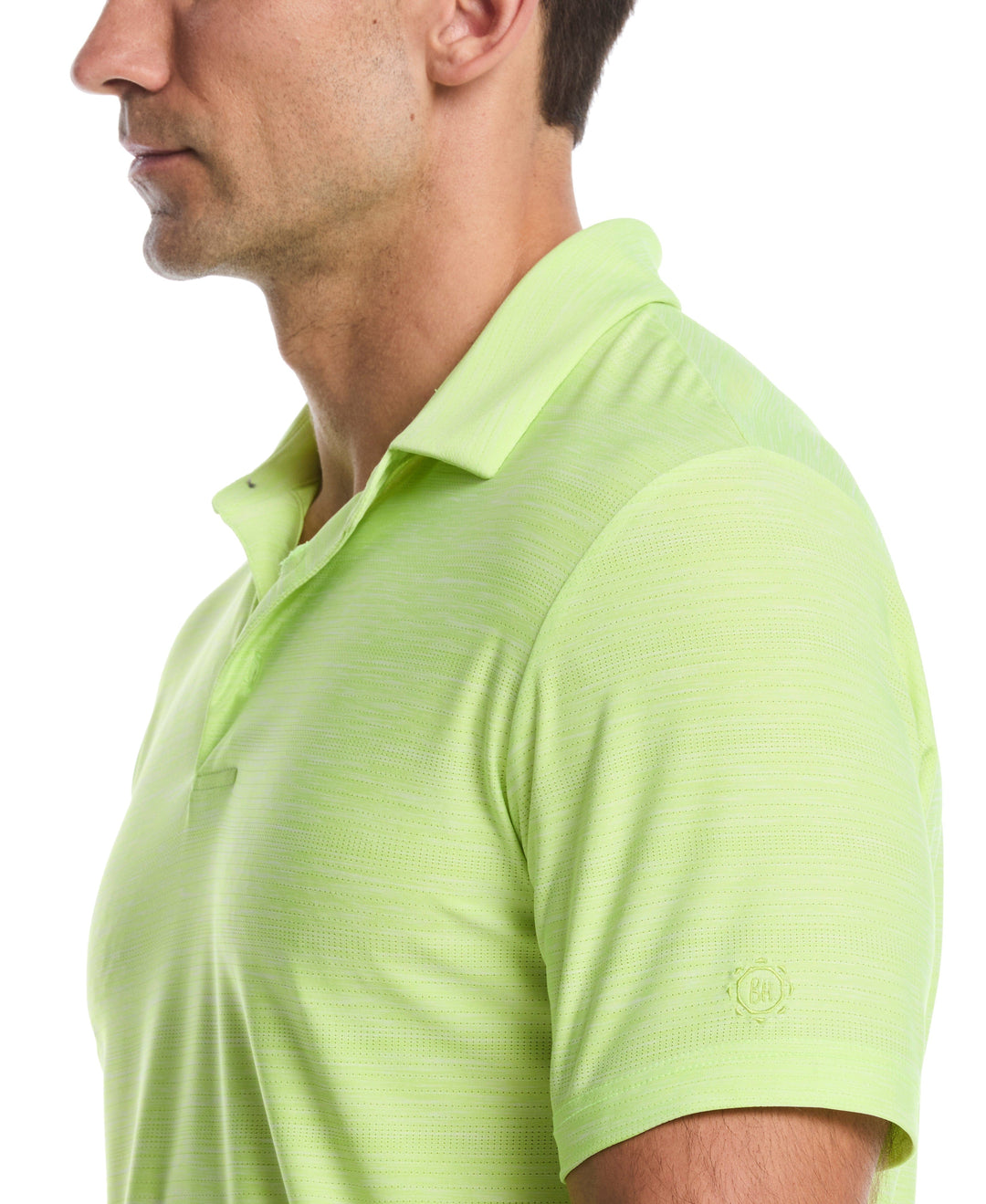 Ventilated Golf Polo (Acid Lime Htr) 