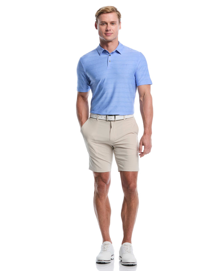 Ventilated Golf Polo (Cornflower Bl Htr) 