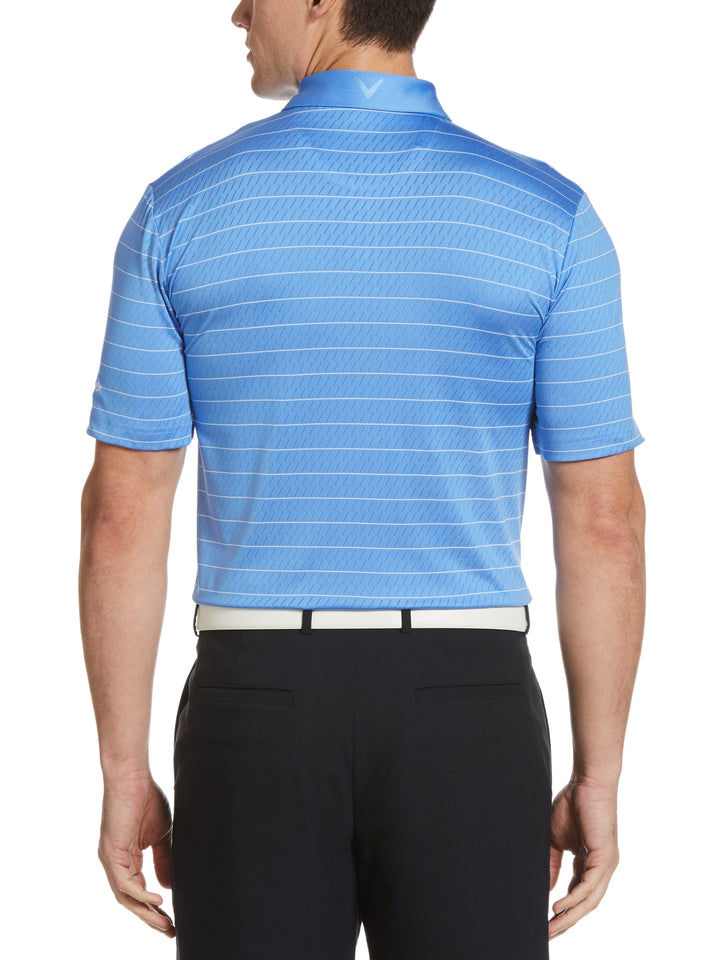 Men's Ventilated Stripe Golf Polo