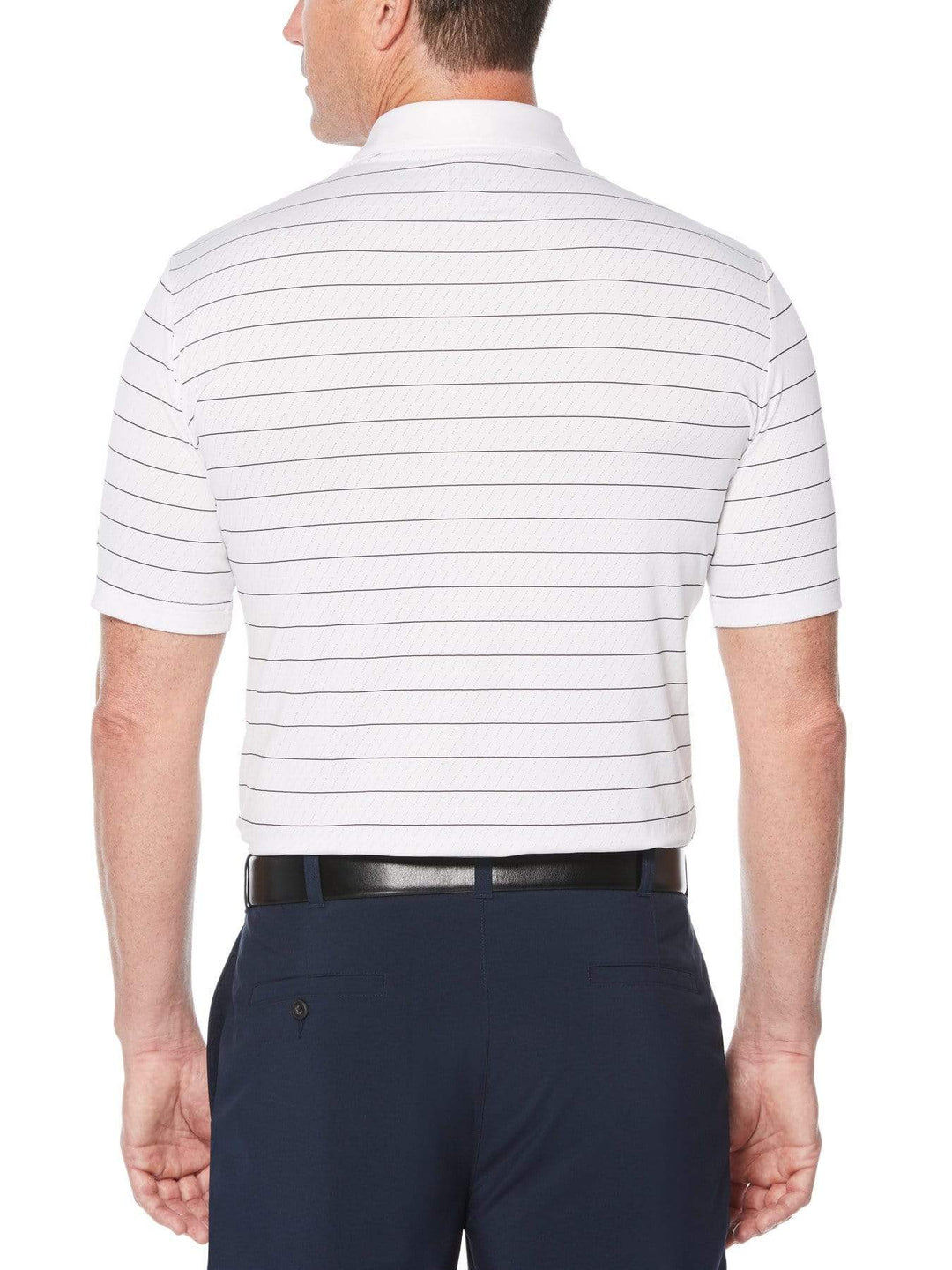 Men's Ventilated Stripe Golf Polo
