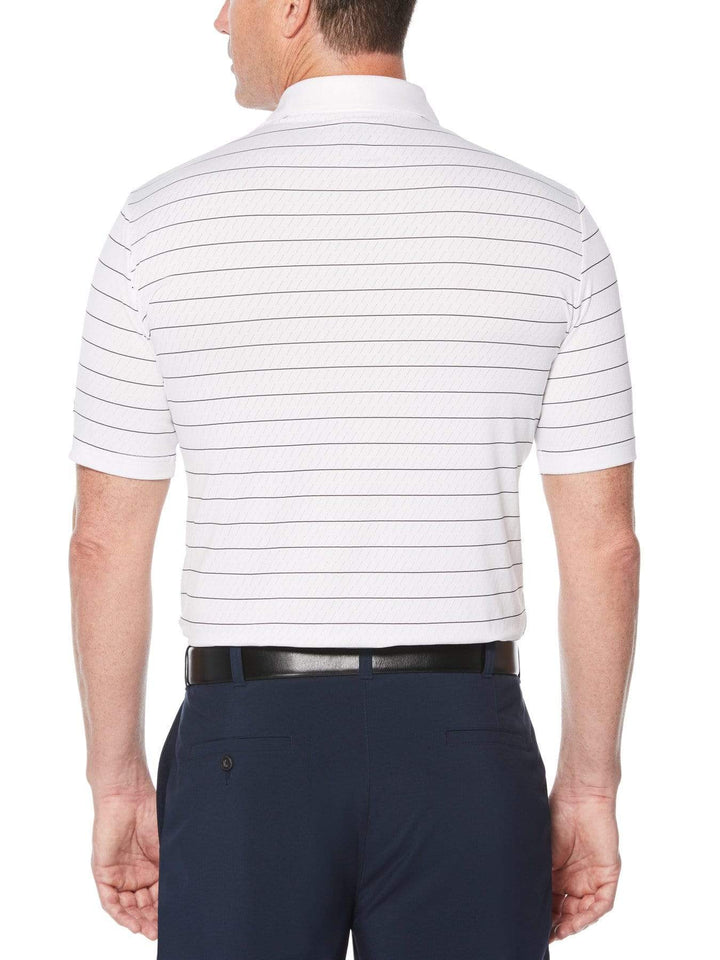 Men's Ventilated Stripe Golf Polo