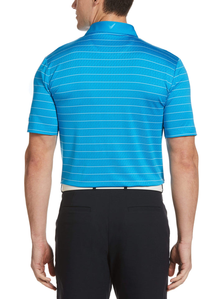 Men's Ventilated Stripe Golf Polo