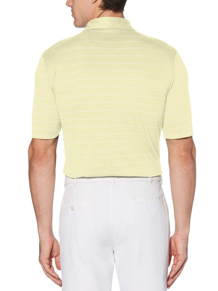 Men's Ventilated Stripe Golf Polo