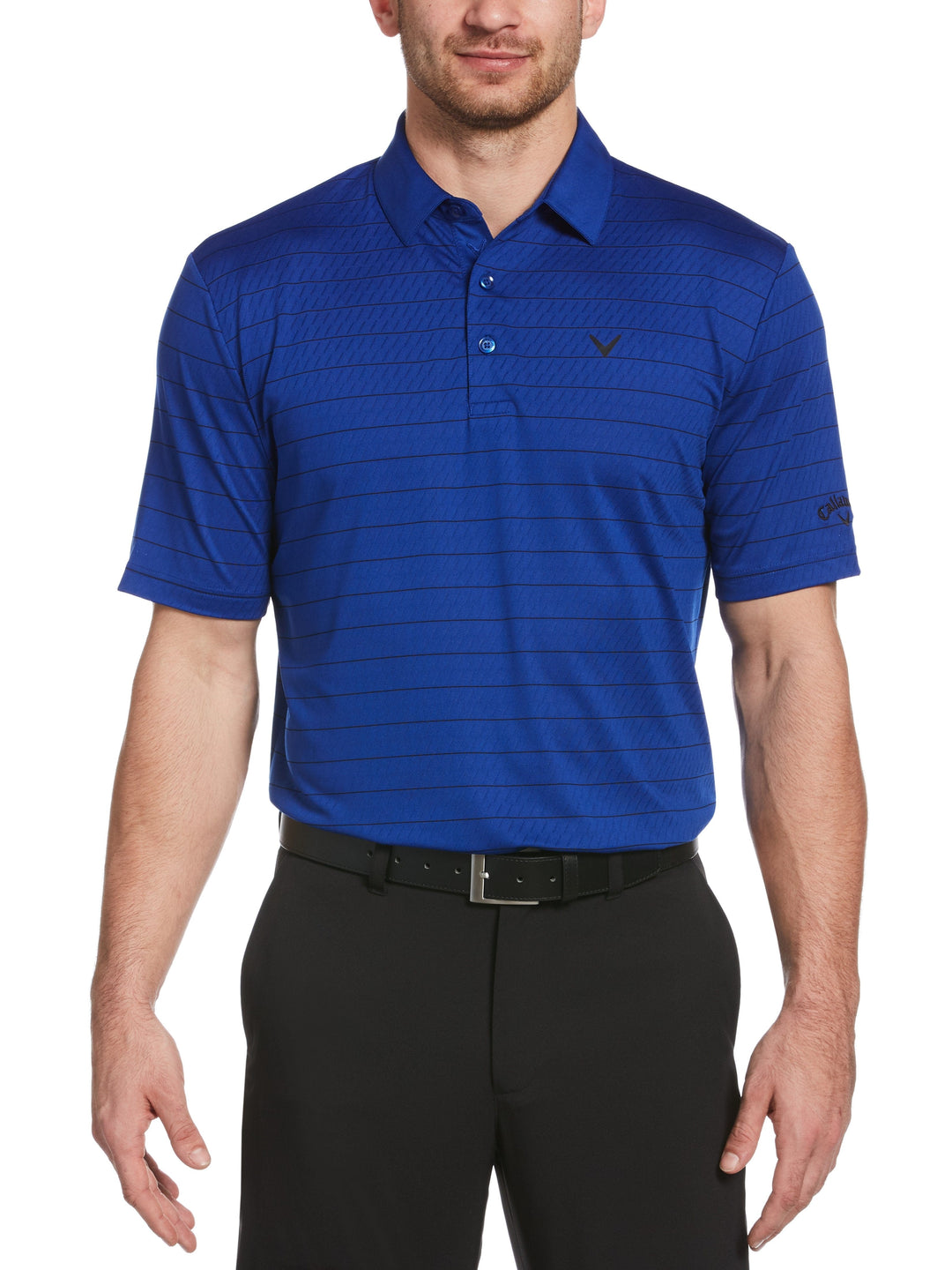 Men's Ventilated Stripe Polo