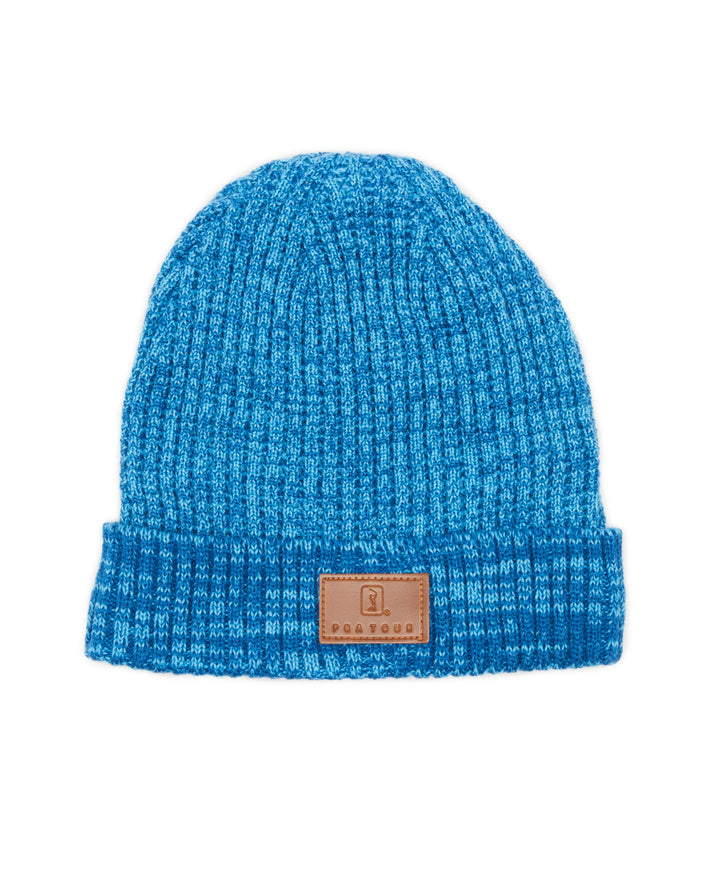 Waffle Knit Beanie (Blue Grouper Htr) 