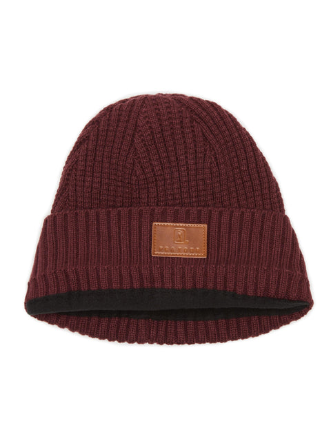 Waffle Knit Beanie (Fig) 