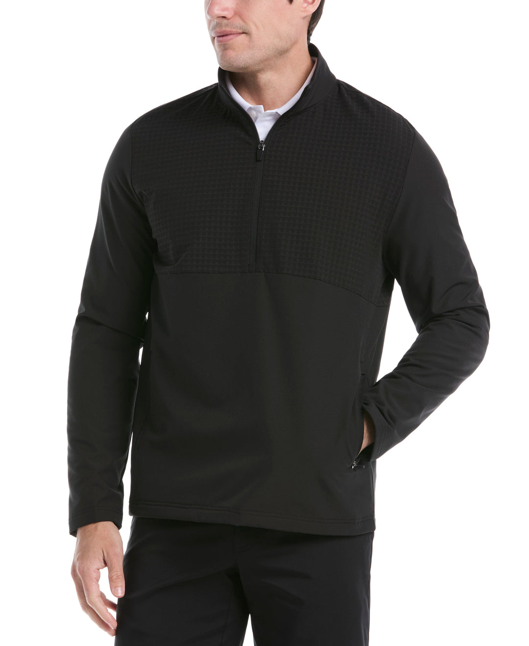 Wind & Warmth 1/2 Zip Golf Base Layer (Caviar) 