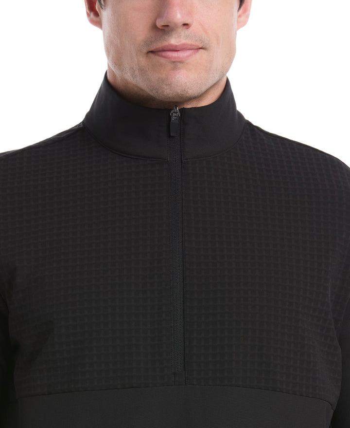 Wind & Warmth 1/2 Zip Golf Base Layer (Caviar) 